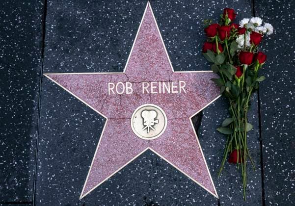 Anteilnahme nach dem Tod von Rob Reiner auf dem Walk of Fame in Los Angeles