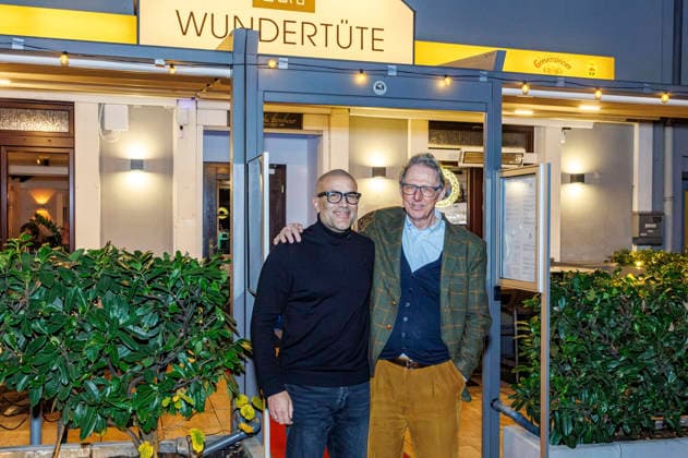 Kemal Üres beim Fototermin im Restaurant Wundertüte in Essen