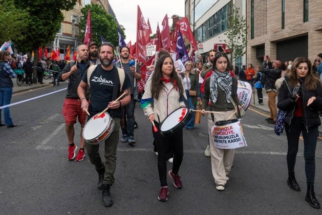 Großbritannien, May Day Demonstration in London