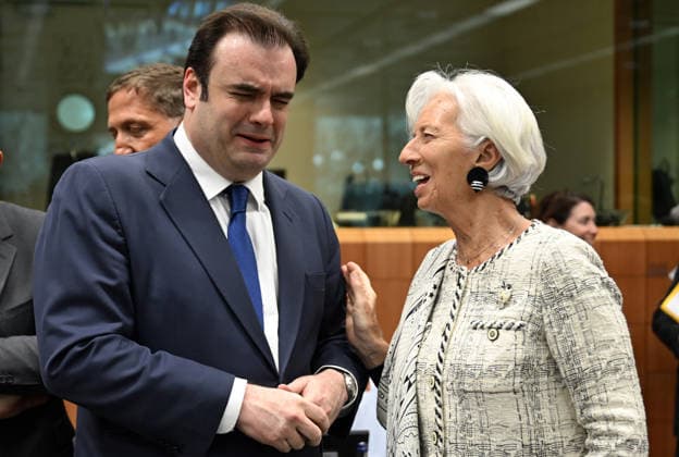 Belgien, Treffen der Wirtschafts- und Finanzminister der Eurozone in Brüssel