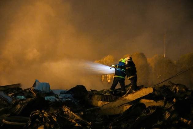 China, Explosion in Feuerwerksfabrik in Guandu