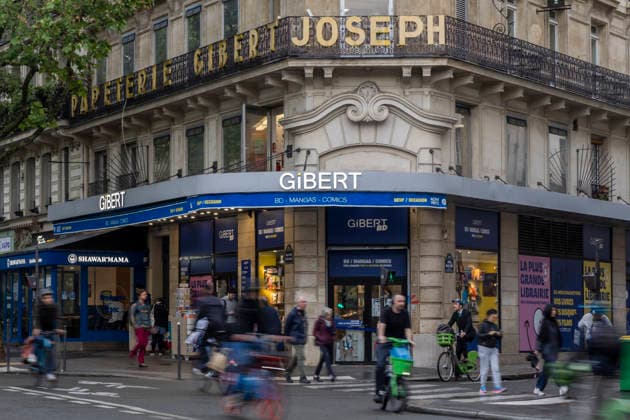 Frankreich, Filiale der Buchhandlungskette Gibert Joseph in Paris
