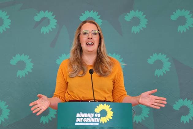 Berlin, Katharina Dröge Pressekonferenz von Bündnis90 Die Grünen