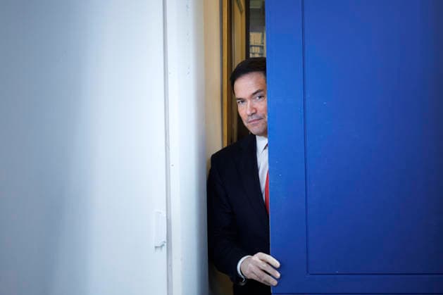 USA, Marco Rubio Pressekonferenz in Washington DC
