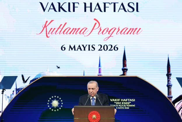 Türkei, Erdogan spricht Rahmen der Feierlichkeiten zur Gründungswoche im Kongress- und Kulturzentrum der Nation Bestepe in Ankara