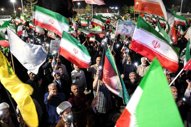 Iran, Pro-Regierungs-Kundgebung in Teheran
