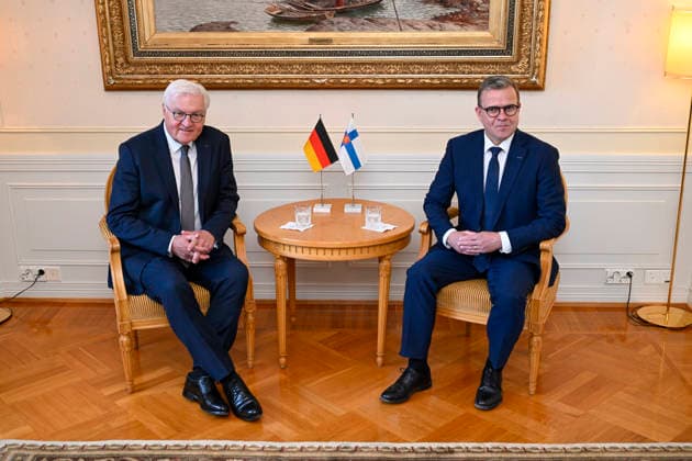 Finnland, Besuch von Frank-Walter Steinmeier