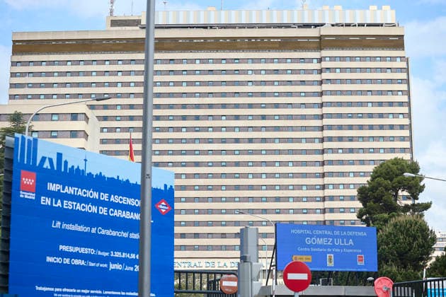 Hantavirus-Ausbruch, Spanien, Hospital Central de la Defensa Gomez Ulla in Madrid