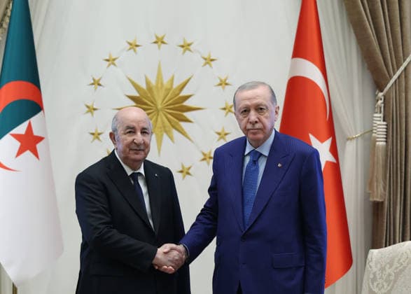 Türkei, Recep Tayyip Erdogan trifft Abdelmadjid Tebboune in Ankara