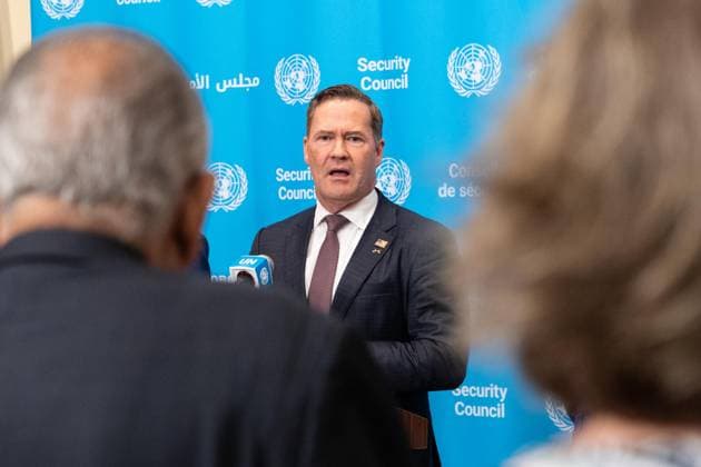 UNO in New York, Michael Waltz Pressekonferenz