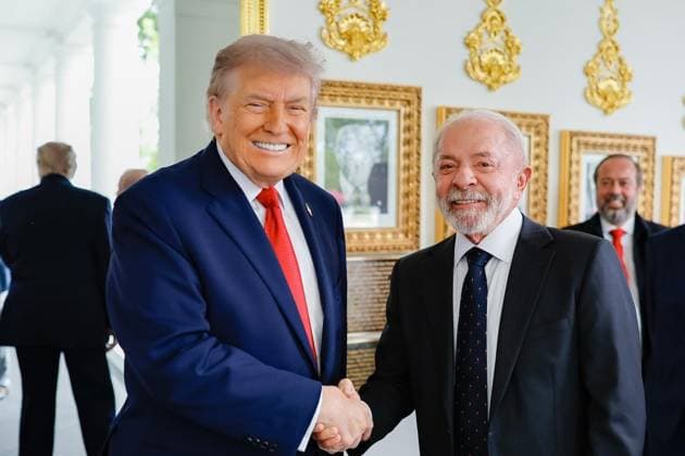 USA, Donald Trump empfängt Luiz Inacio Lula da Silva in Washington