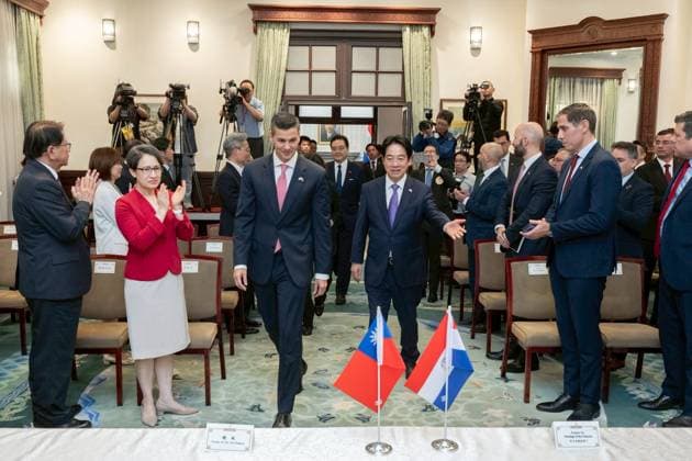 Taiwan, Lai Ching-te trifft Santiago Pena