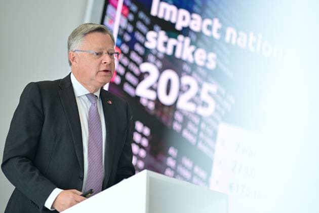 Belgien, Airport Brüssel Jahrespressekonferenz
