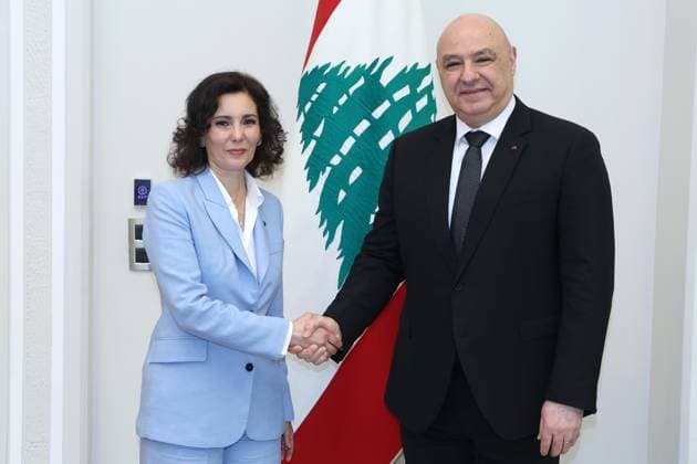 Libanon, Hadja Lahbib zu Gast in Beirut
