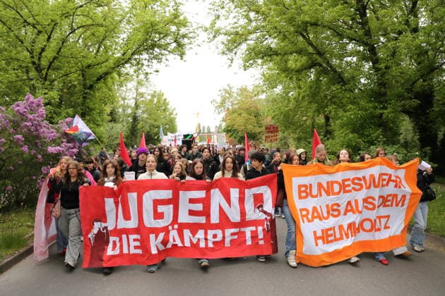 Brandenburg, Schulstreik gegen Wehrpflicht in Potsdam