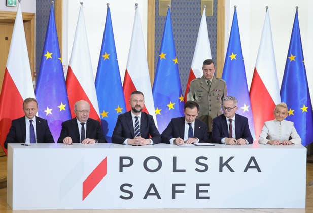 Polen, Unterzeichnung des EU-Verteidigungsabkommens SAFE in Warschau