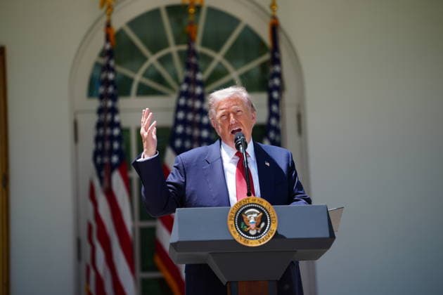 USA, Donald Trump spricht bei Event zum Muttertag mit Gold Star Mothers und Angel Mothers im Weißen Haus in Washington