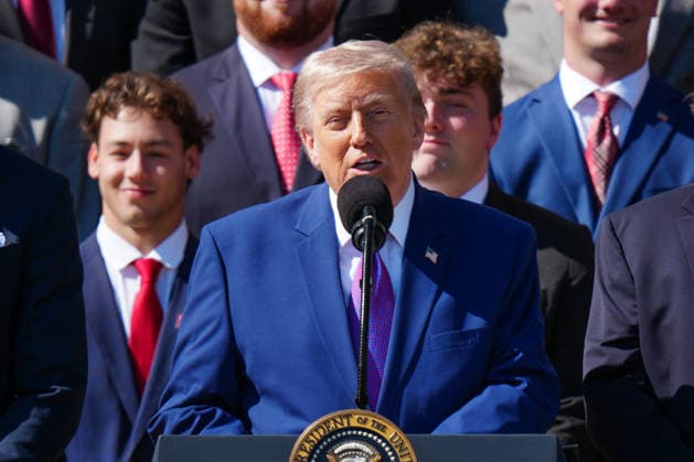 USA, Donald Trump empfängt die Indiana Hoosiers in Washington