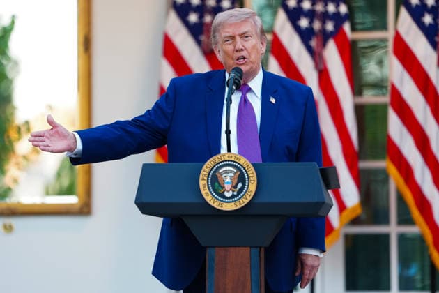 USA, Donald Trump empfängt Law-Enforcement-Leader zum Dinner zum Auftakt der National Police Week in Washington