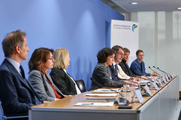 Berlin, Pressekonferenz Sachverständigenrat für Integration und Migration zur Vorstellung des Jahresgutachtens