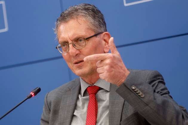 Berlin, Pressekonferenz nach der Sitzung des Berliner Senats mit Christian Gaebler