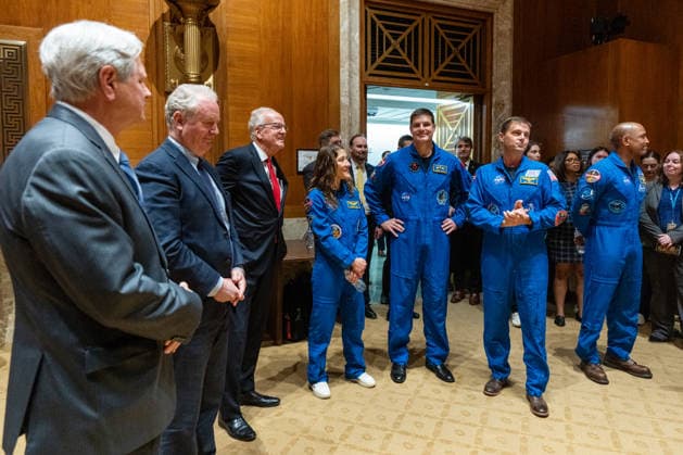 USA, Besatzung der Artemis-II-Mondmission besucht das Kapitol in Washington