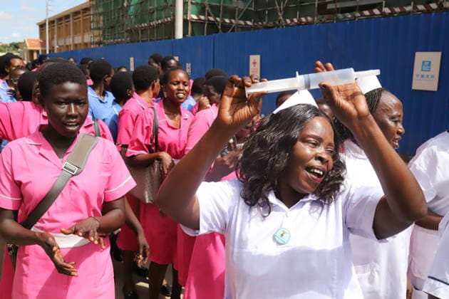 Südsudan, Versammlung zum Internationalen Tag der Pflege und Hebammentag in Juba