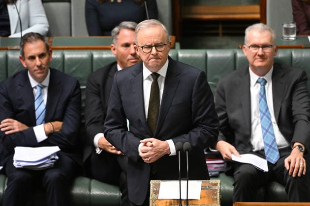 Australien, Debatte im Parlament in Canberra