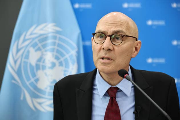 Südkorea, Volker Turk spricht bei UN Pressekonferenz in Seoul