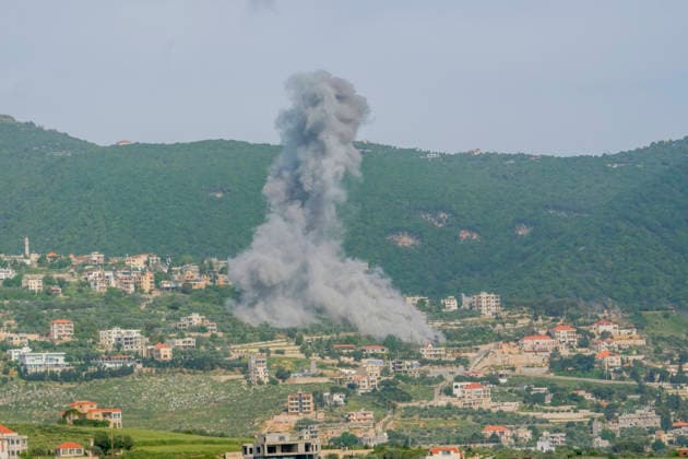 Krieg in Nahost: Libanon, Israelischer Luftangriff auf Deir Zahrani