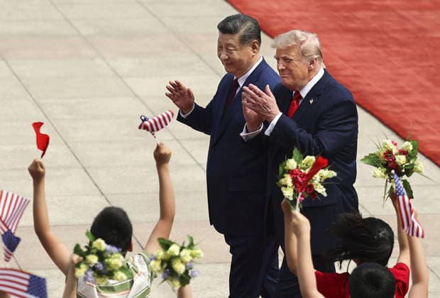 China, Präsident Xi Jinping trifft US-Präsidenten Donald Trump