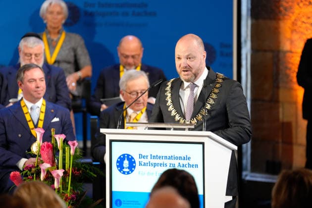 Verleihung des Internationalen Karlspreises in Aachen