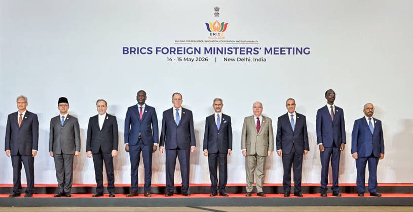 Indien, Außenministertreffen der BRICS Staaten in Neu-Delhi