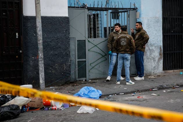 Chile, Schießerei in Recoleta