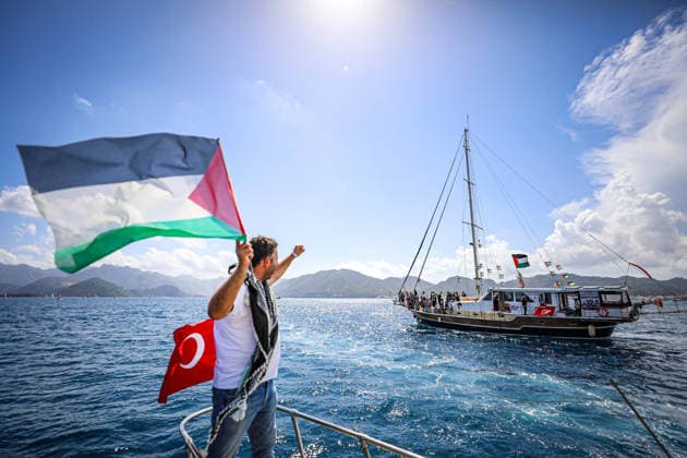 Gaza-Hilfsflotte vor Israel gestoppt, Archivbilder
