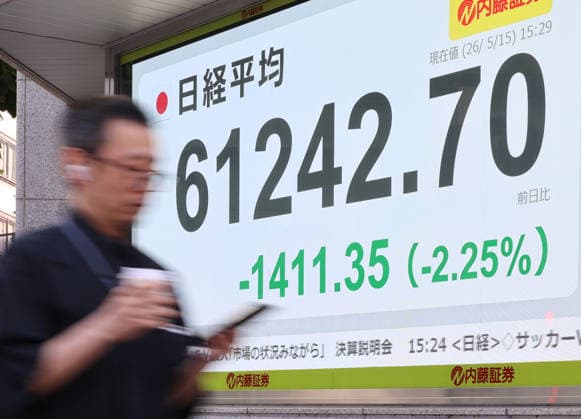 Japan, Entwicklung des Nikkei