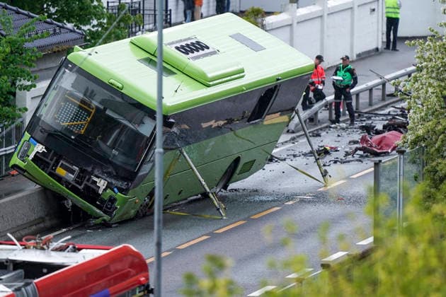 Norwegen, Busunglück in Oslo