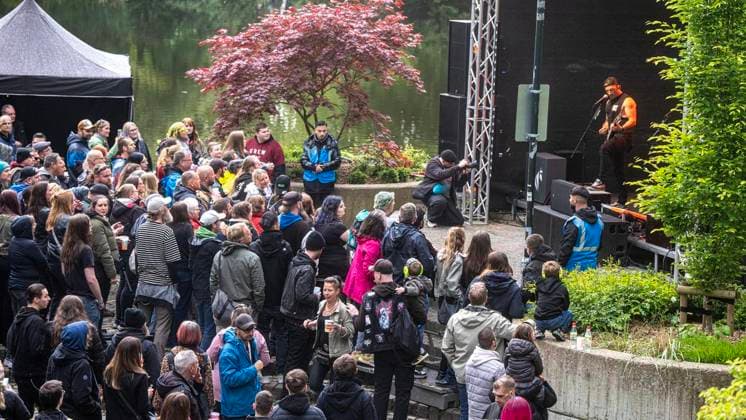 NRW, Musikfestival Eselrock in Wesel
