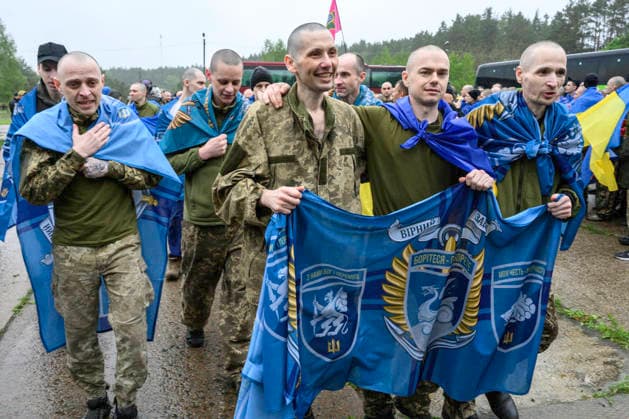 Ukraine-Krieg, Rückkehr ukrainischer Soldaten aus russischer Gefangenschaft