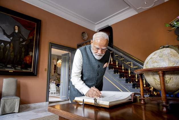 Den Haag, Narendra Modi zu Gast in den Niederlanden