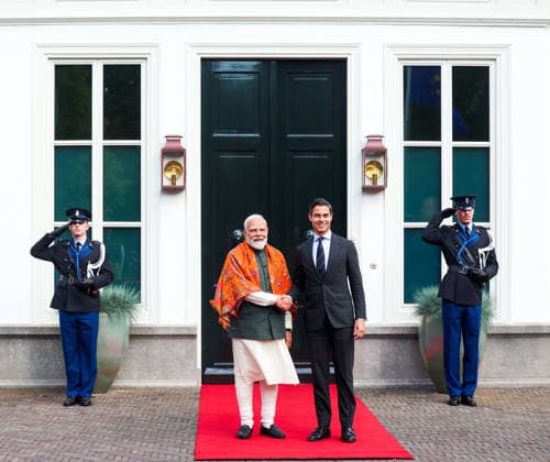 Niederlande, Narendra Modi zu Gast in Den Haag