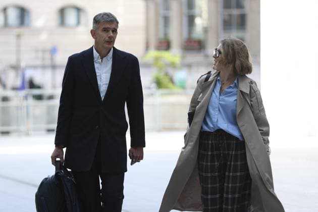 Großbritannien, Erster Arbeitstag von BBC-Generaldirektor Matt Brittin in London