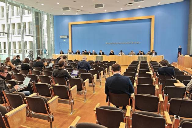 Berlin, Regierungspressekonferenz