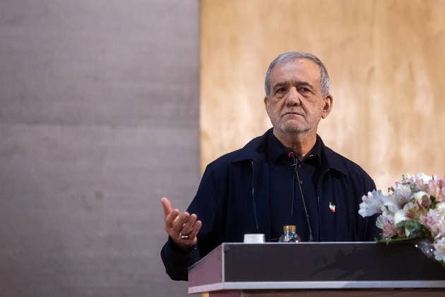 Iran, Massud Peseschkian Rede in Teheran