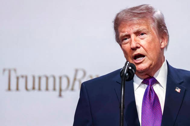 USA, Donald Trump bei Healthcare Affordability Event in Washington