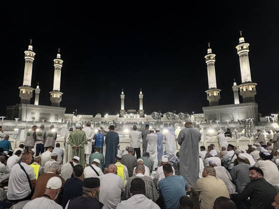 Saudi-Arabien, Muslime vor Beginn der Hadsch in Mekka