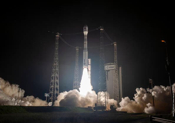 Französisch-Guayana, Start einer Vega-C-Rakete