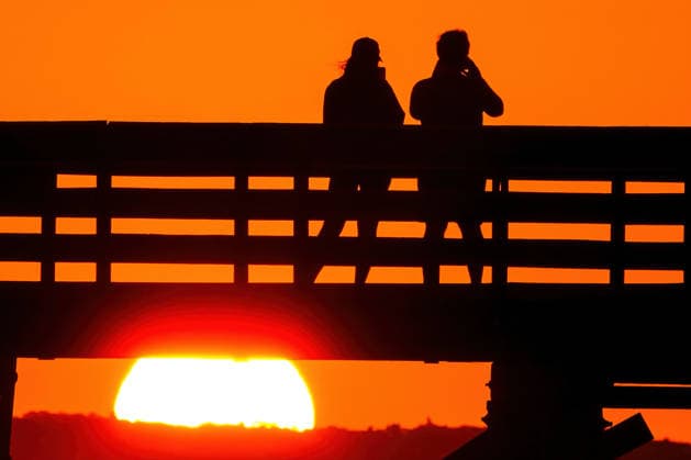 USA, Sonnenaufgang in Isle of Palms