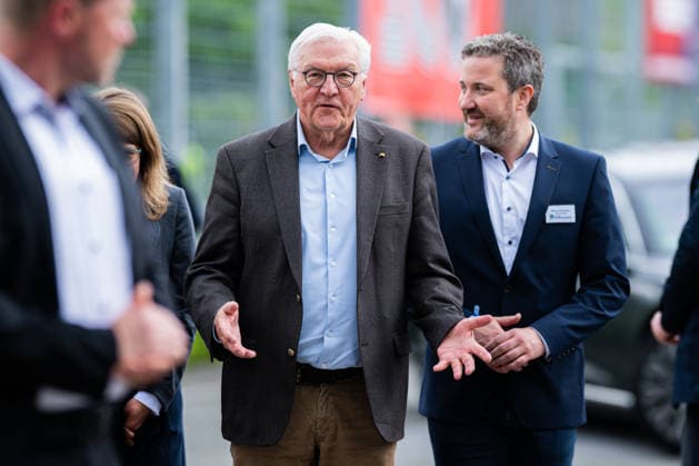 NRW, Bundespräsident Frank-Walter Steinmeier besucht Herzebrock-Clarholz