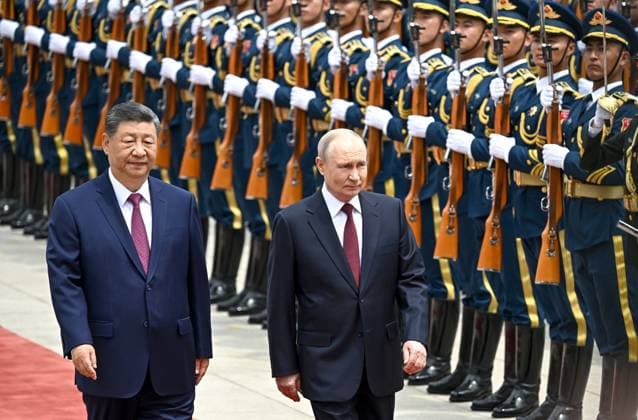 China, Xi Jinping empfängt Wladimir Putin in Peking